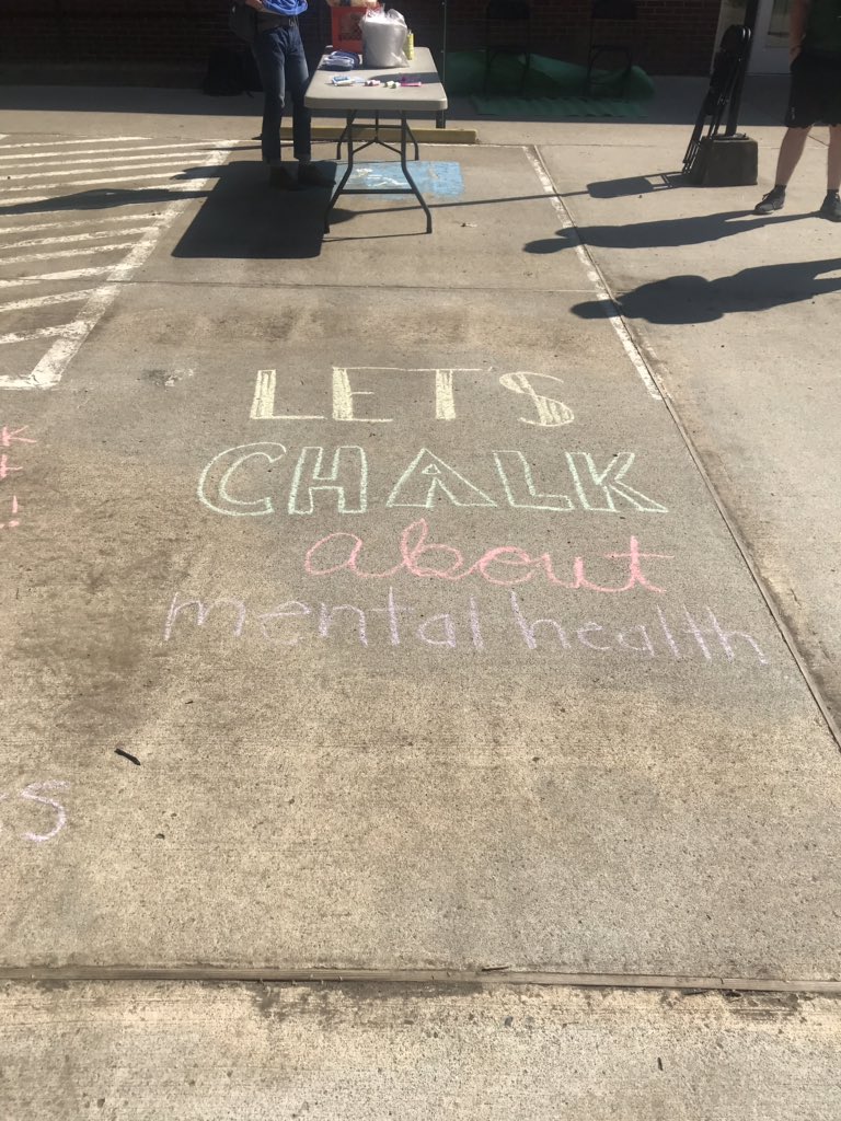 BC__SAAC's tweet photo. Stop by the caf and watch our coaches get pied! Also, take the chance to break the stigma and “chalk” about mental health! #CreatingChangewithChange #ONEBethany https://t.co/PQe8Ao9Pna