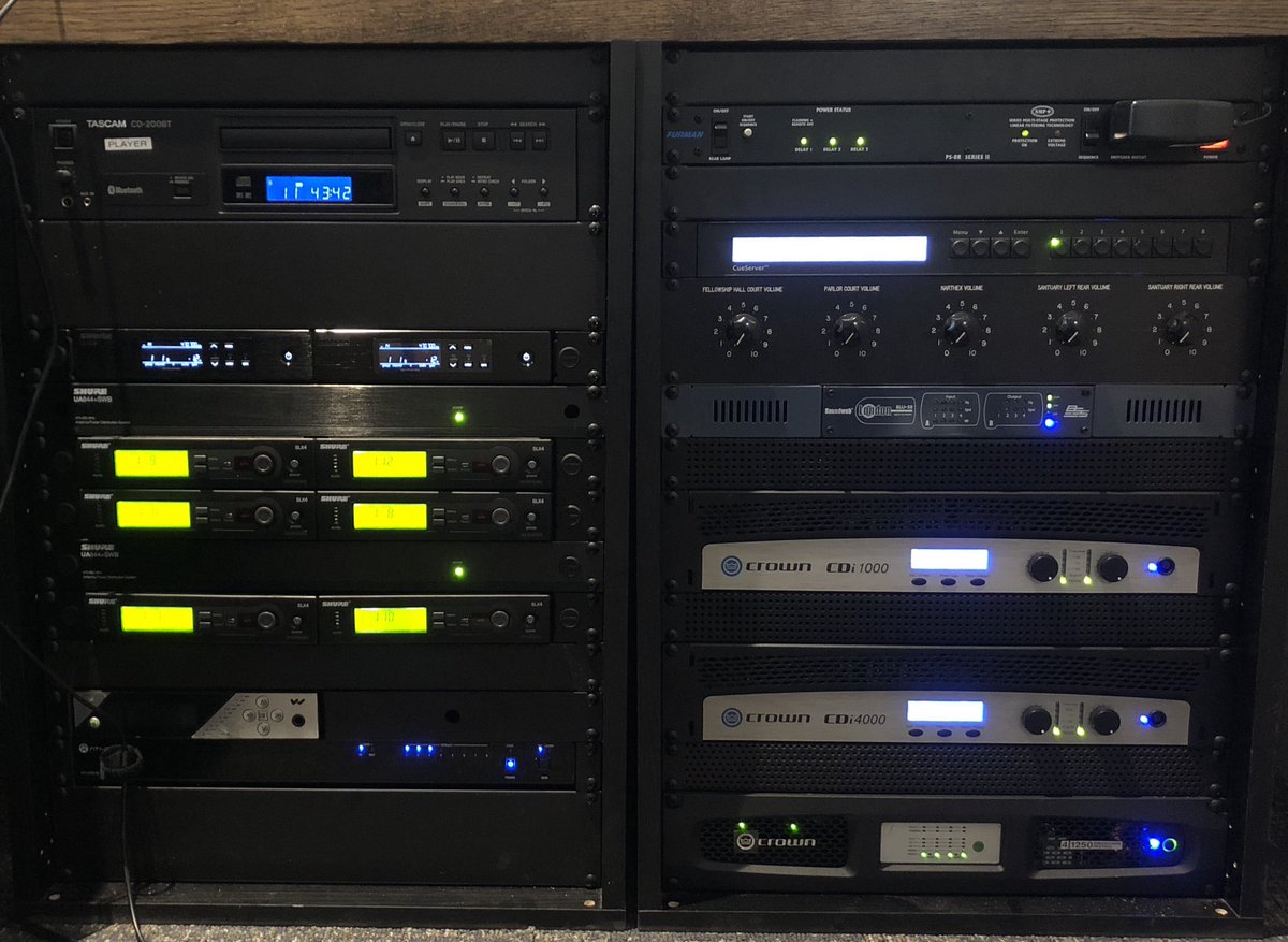 Cross Systems Audio Visual (@crosssystems) on Twitter photo Nothing like getting the most use out of your space. Some really clean well dressed racks snuggled up under the AV Booth countertop. <a href="/middleatlantic/">Middle Atlantic</a> <a href="/shure/">Shure</a> @FurmanPower <a href="/CrownAudio/">Crown Audio</a> <a href="/bssaudio/">BSS Audio</a> Nothing like getting the most use out of your space. Some really clean well dressed racks snuggled up under the AV Booth countertop. <a href="/middleatlantic/">Middle Atlantic</a> <a href="/shure/">Shure</a> @FurmanPower <a href="/CrownAudio/">Crown Audio</a> <a href="/bssaudio/">BSS Audio</a>