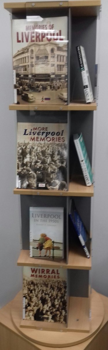 *New to library stock* books for you to borrow about Liverpool & Wirral. Places to see, secret history of Liverpool, 'Lern yerself scouse' (full of gems..) pop city & more. Shelved on spinner in silent study. #Liverpoolhistory #localinterest #lingo >CB