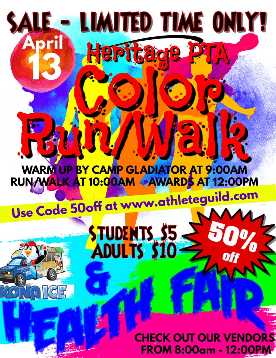 HMSecisd's tweet photo. SAVE THE DATE:  @ECHMSPTA 5K Fun Run and Health Fair on Saturday, April 13th from 8:00 am - 12:00 pm.  We hope to see you there.  #proudprincipal #hmstweetingstorm #ECPROUD https://t.co/a2gueHZ4oe