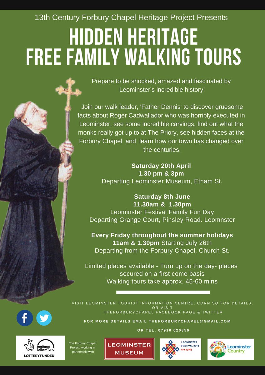ForburyChapel's tweet photo. @leomuseum Same for our Hidden Heritage walks...looking forward to the Museum opening and launching 'Father Dennis' family walks https://t.co/xoBDK5Tn9x