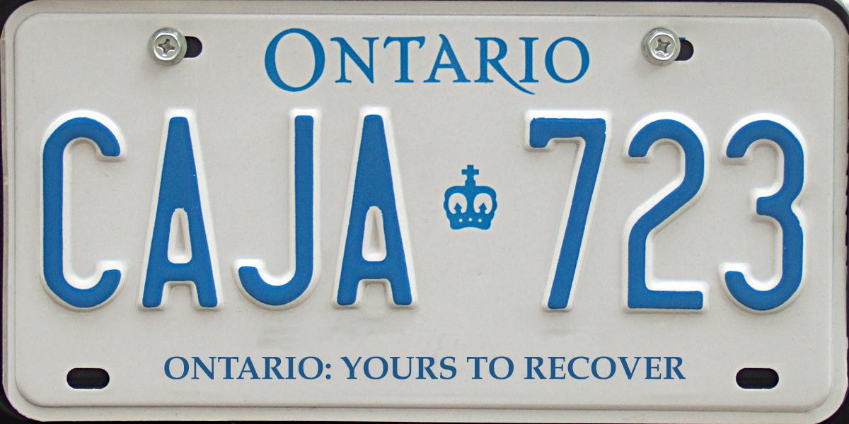 OntarioNDP's tweet photo. #Fordplates #onpoli https://t.co/MV76r7iaBh