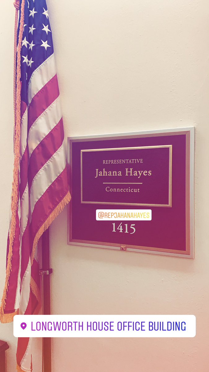 nickruickoldt's tweet photo. Meeting with new Congresswoman  @RepJahanaHayes from #Connecticut https://t.co/M7SQI7m0uT
