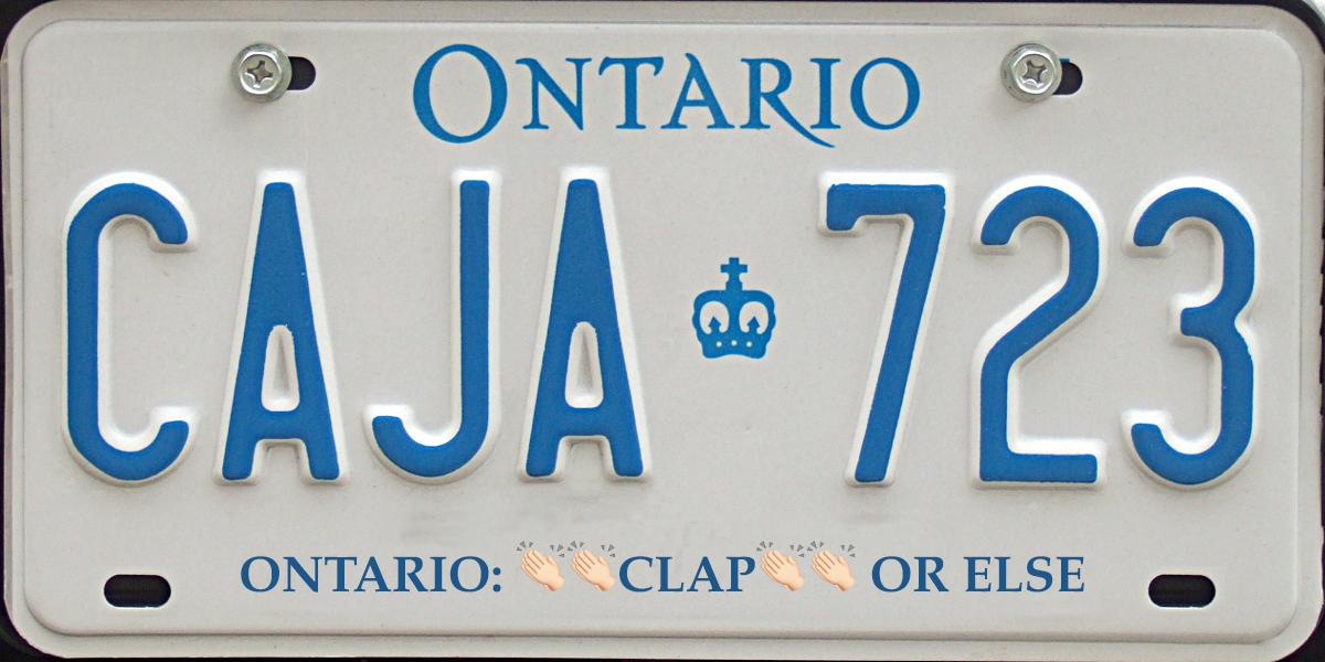 OntarioNDP's tweet photo. #Fordplates #onpoli https://t.co/yUY5sDDGiO