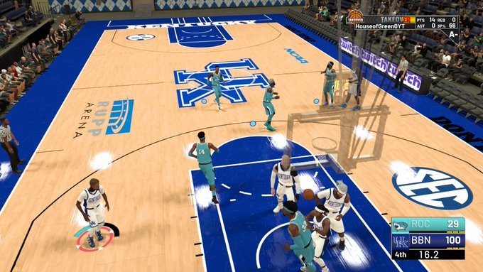 HouseofGreen0YT's tweet photo. How you all like my pro am court? 
#2KTVWOW 
@2KCrewFinder
@Big_Brudda_PURP
@FlyRts
#2KFreeagent #2kCommunity 
@WalkOnWarriors
@BlazedRTs
@SSS_Discord_RTs
#NBA2K 
@2KHUNTSEARCH
@ShoutGamers
 #nba2k19xboxone 
@PromoteGamers
@Demented_RTs
@FindMeASquad
#2KWHEEL 
@2k_sportscenter https://t.co/L6jm0gOSc6