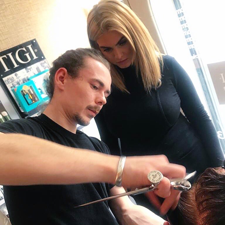 Education is what we’re all about, enabling us to deliver the very best #hair cutting, colouring &amp; styling techniques. 🤓 Here’s Maisie sharpening up her skills with the <a href="/TIGIPro/">TIGI Professional</a> Team at our #Colchester Training Day. ✂️