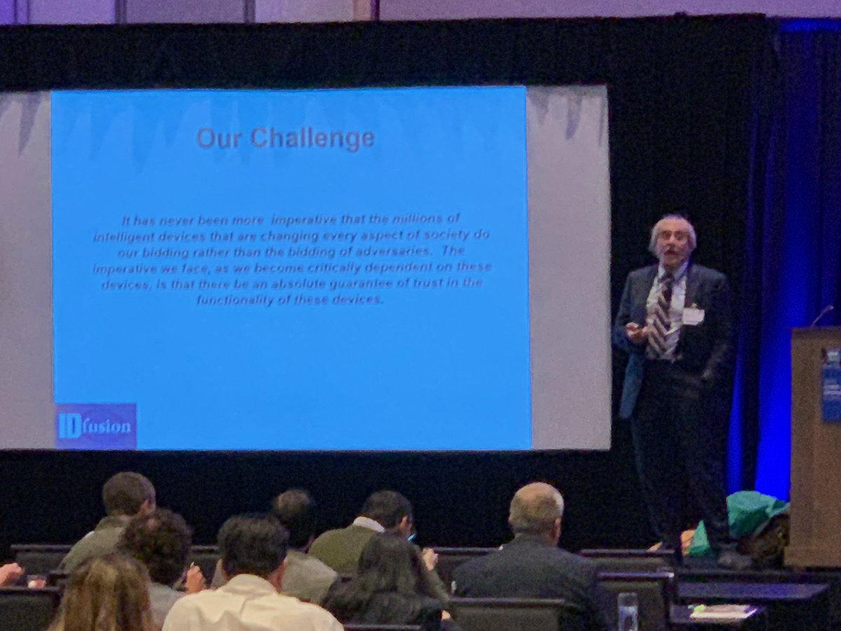 idfusionllc's tweet photo. Dr Greg Wettstein, Principal Engineer presents along with Cadets from the USAFA in Austin TX @ NDIA.
Autonomous Introspection and INTEL SGX at work! https://t.co/7rcr61M2MY