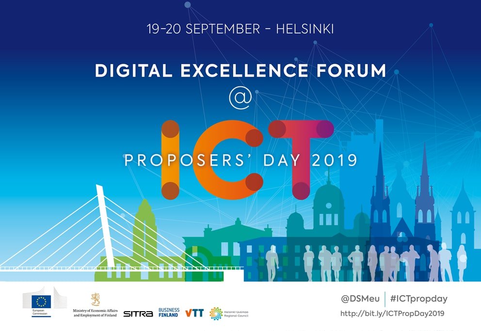 ICT_IDEALIST's tweet photo. It's official !!!!! 📣 #ICTPropday in #Helsinki 19-20 September. @ICT_IDEALIST will be there. 👍 How about you?
https://t.co/j15rIxmTVX https://t.co/VfCGdGW3NS