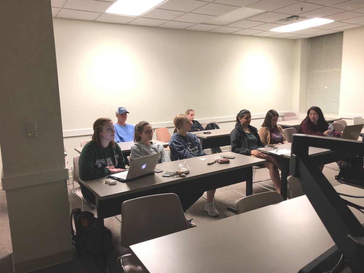 NASBACPT's tweet photo. Chapter Spotlight: @TrumanState #StudentCPT members watched a documentary focused on guerrilla marketing techniques and insider trading. They also discussed ways to combat dishonesty in society. https://t.co/ZXJ9G1XJHv