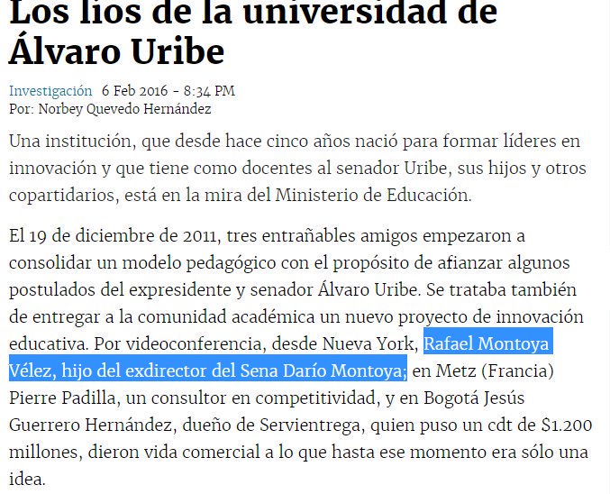17. Darío Montoya, ex rector de la Universidad de  @alvarouribevel, fue designado Embajador en Brasil, aunque NO CUMPLE con el requisito de dominio de un segundo idioma.