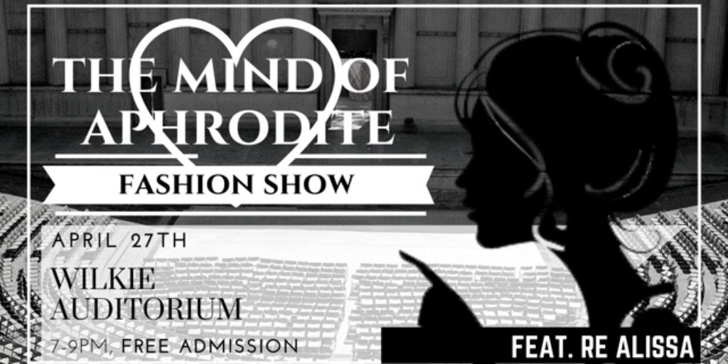 The Epiphany Modeling Troupe invites you to "The Mind of Aphrodite," a fashion show dedicated to different kinds of love. Saturday, April 27th from 7:00 PM to 9:00 PM at the Wilkie Auditorium. DM <a href="/EMT_IU/">EPIPHANY MODELING TROUPE @ IU</a> to purchase VIP Tickets, if interested.