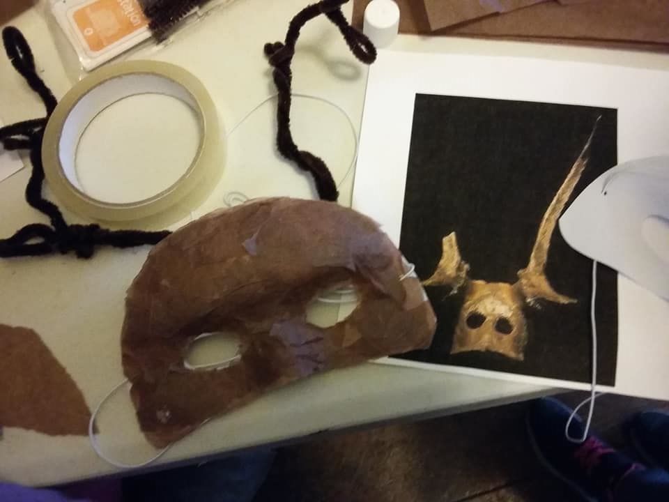 YAC_CBA's tweet photo. #YACUpdate: #Barnsley and #Rotherham YAC went back to the #mesolithic recently for a #YACadventure. Foraging and crafting, including making their own Star Carr head masks. Find your local YAC: https://t.co/EW516foqwq https://t.co/BYZ3So31Ub