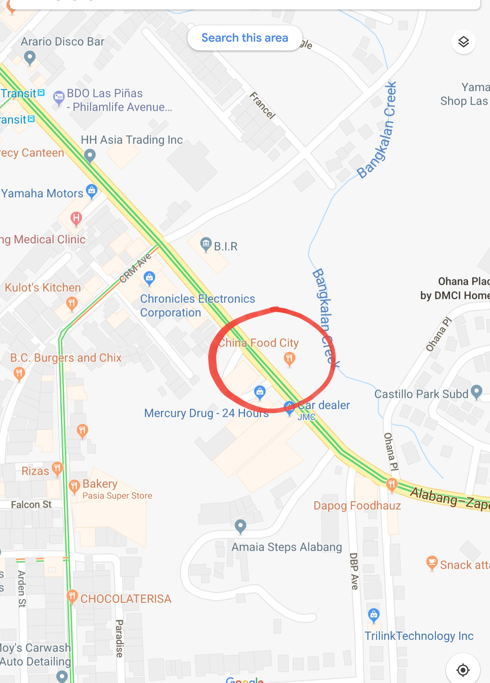 Zapote Las Pinas Map Markus Villa On Twitter: "China Food City In Alabang Zapote Road Is D  Filipinos-Not-Welcome Restaurant. Map⬇️. The Other Place That Cropped Up Fr  D Previous Thread Is Allhomes In Vista Mall. I