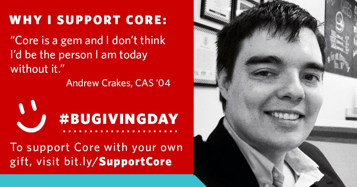 corecurriculum's tweet photo. Core alumni have been emailing us all week with their reasons for giving. @bualumni @corecurriculum @bu_cas #BUGivingDay #iheartcore https://t.co/NXGKNziuX5