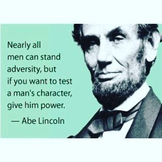 LPWoodward's tweet photo. Just Pinned to One with Life Tequila @OWLtequila: Nearly all men can stand adversity, but if you want to test a man's character, give him power. Abraham Lincoln . #presidentsday #presidents #abrahamlincoln #abrahamlincolnquotes #owltequila #organic #tequ… https://t.co/QX5p5unhpT https://t.co/Ukt7q7g9as