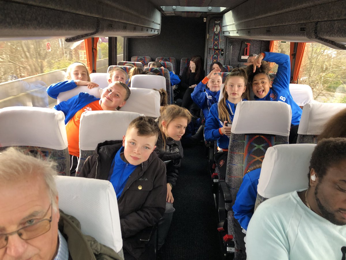 BFC1887Ladies's tweet photo. Full coach for our 12s journey to @chorleyfc for the girls final good luck to all teams in their finals tonight https://t.co/RwNdS26CX1