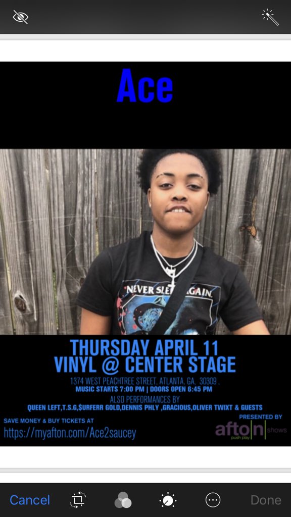 ace2solid1's tweet image. Be there or here about it.  It’s going down at the center stage get tickets online