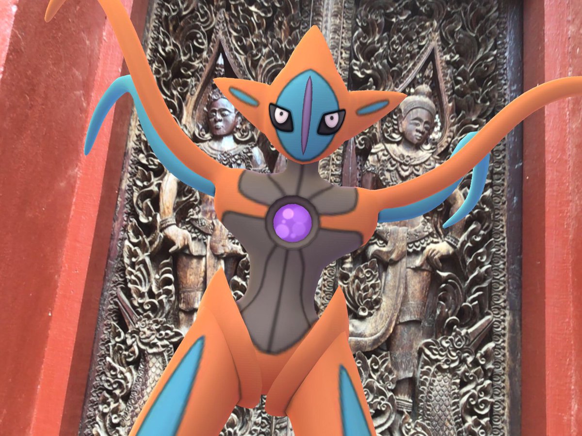 XayasitPsn's tweet photo. #GOsnapshot #Pokemon #PokemonGO #PokemonGOAR #WatluangTemple #Deoxys #Attackform https://t.co/gkVxya1wdn