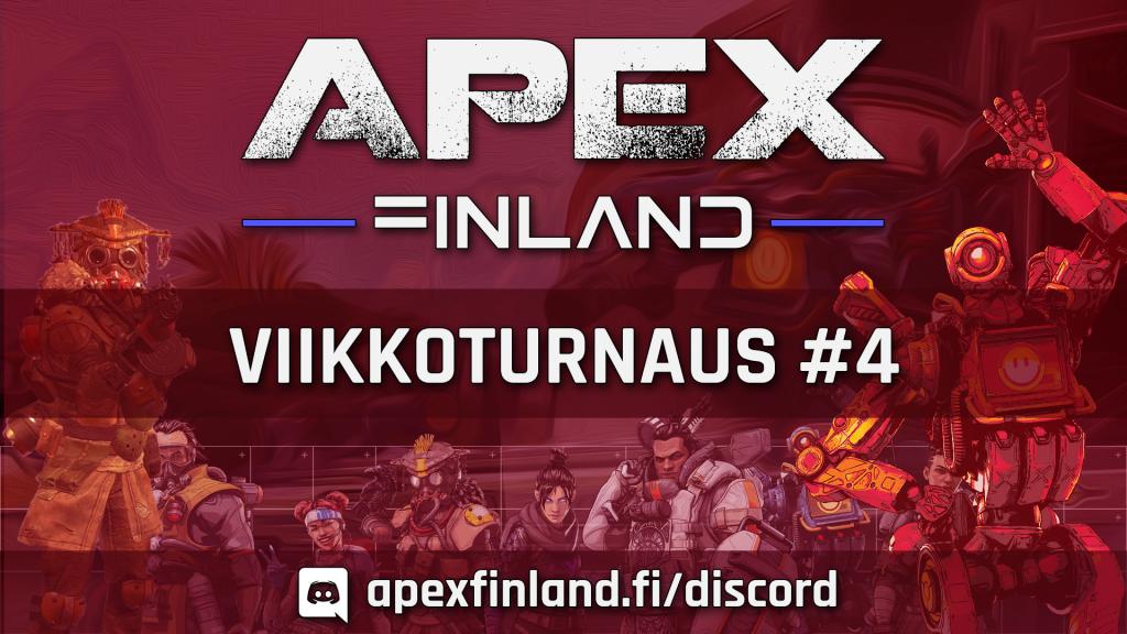 ApexFinland's tweet photo. 🎮 Apex Finlandin Neljäs viikkoturnaus on juuri käynnistymässä ensimmäisen kierroksen merkeissä.  😉

📊 https://t.co/rthhcBl1n6

#esportsfi #apexfinland #esports #apex #viikkoturnaus https://t.co/hH0PuW4kz8