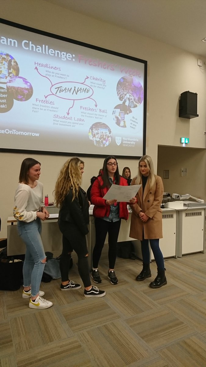 KTPerry123's tweet photo. Well done Year 12 - some excellent team work and presentations today. Thanks for a lovely afternoon and thank you for having us @NorthumbriaUni 😊 #takeontomorrow https://t.co/o9vzdd0CsL