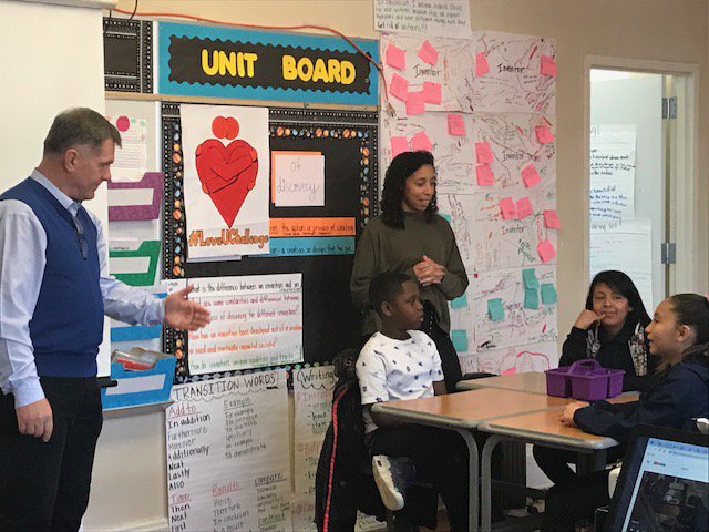 PolishEmbassyUS's tweet photo. At our third @EmbassyAdoption meeting with the 5th graders @HDCookeES we introduced them to the @montgomerycoll global campaign #LoveUChallenge. The goal of the activities was to raise awareness of the importance of love and friendship in our society among people of all ages. https://t.co/Y1hq1GBgNm