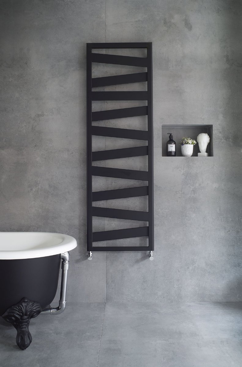 The Zehnder Ribbon is a striiking radiator and also an statement piece. Designed by King and Miranda, watch the inspiration behind this unique radiator (shown in gorgeous Matt Black). youtube.com/watch?v=VxTDpa…

#zehnderribbon #styleandfunction #industrial #revolution #contemporary