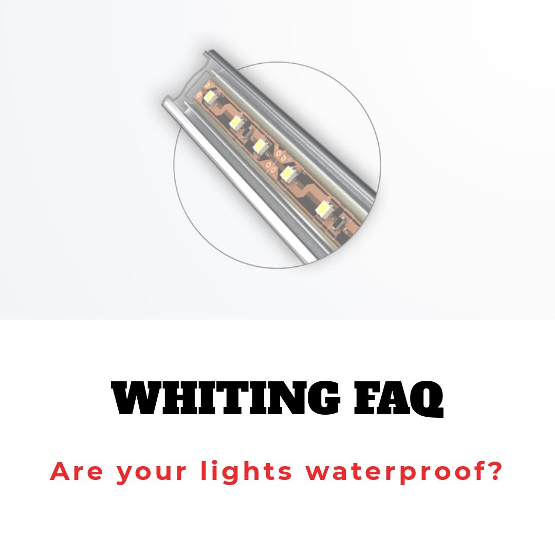 The H20 and ALS are IP68 rated and fully water submersible, the Pathfinder and SuperBright are both water resistant, and the Integral and Stand Alone are encased in a water resistant polycarbonate casing but not rated for full water submersion. bit.ly/2O3eyh6