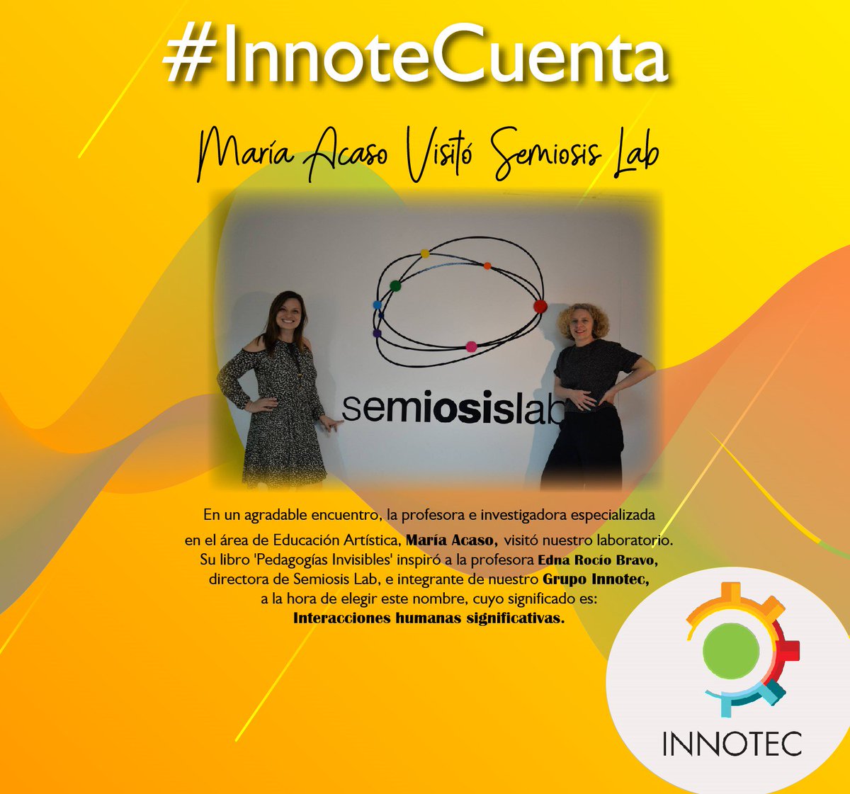 INNOTECUIS's tweet image. Entérate de nuestras novedades Innotec, todos los miércoles en #Innotecuenta.
#ComunidadUis #EEIE #Innotec
