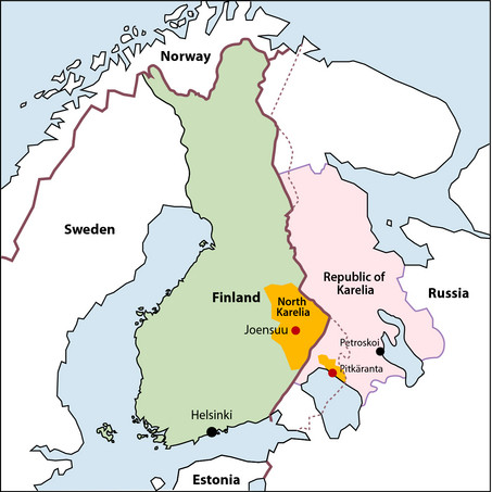 Россия южная финляндия