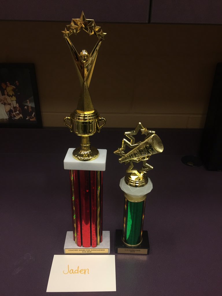 SHImprov's tweet photo. Our improv trophy shelf is FULL to bursting!! We sure have some tall trophies! To top off this successful year, we officially have the BEST fans and the BEST female performer @jadencgal! Thank you @OperationShow and all our supporters for helping us accomplish amazing things!!! https://t.co/zLdv90lu5K