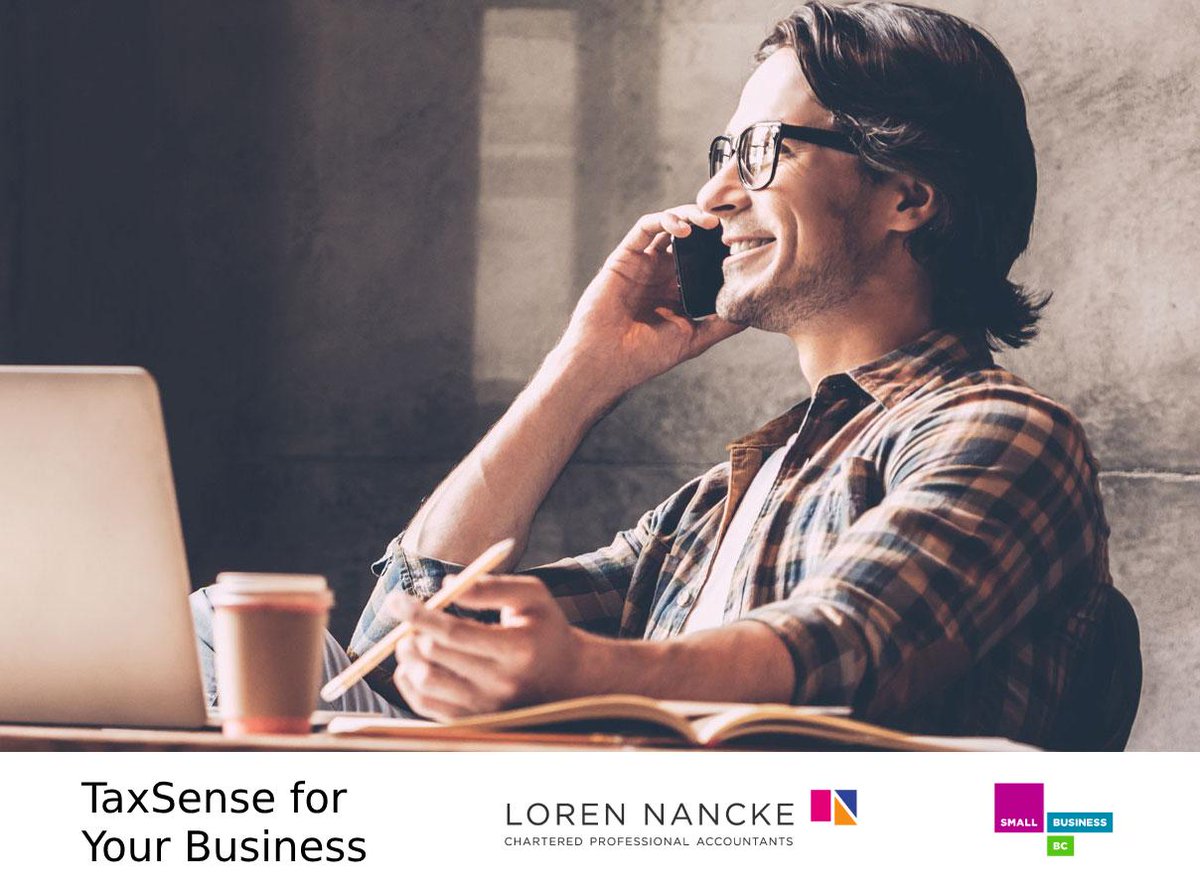 lorennancke's tweet image. The next #TaxSense seminar will be taking place On Wednesday, April 10th. @GabrielleCPA will be discussing what tax expenses small business owners can deduct in BC, and how to ensure your record keeping stands up to CRA scrutiny. Learn more: ow.ly/ARmW30ogueV