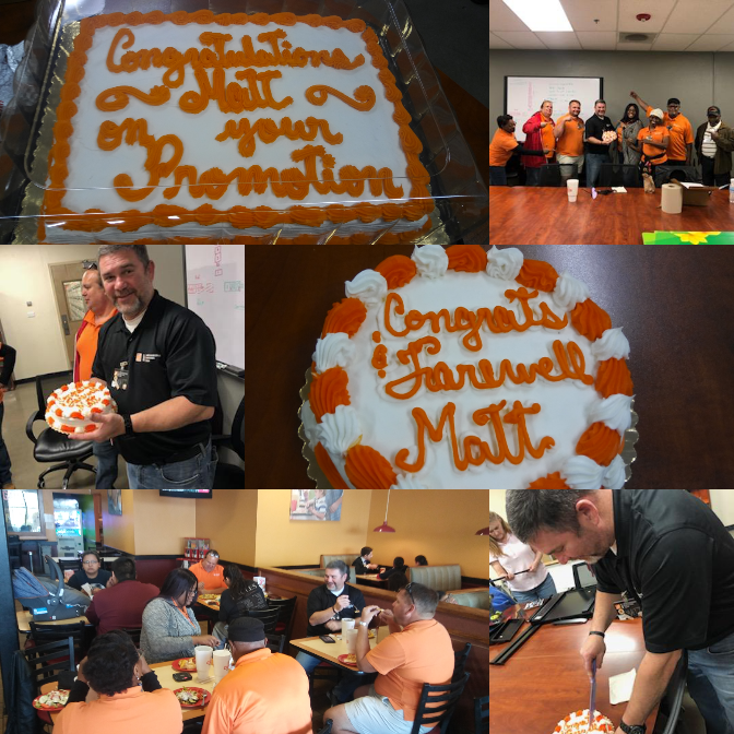 Reflections on the hill:  Super Sup Matt has come to the end of the road with MET. It's time to move up the ladder to ASM. Congrats to one of the Best Sups D111 has had. You will be missed. Enjoy your journey😄