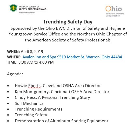OhioBWC's tweet photo. Speaker Cindy Hess shared her story during today's Trenching Safety Day event. Her son Zach was killed in a trench accident in 2017. She is on a mission to help prevent this from happening to others. #trenching #excavating #construction #workplace #safety @OSHA_DOL @ASSPSafety https://t.co/zp0dom5CEI