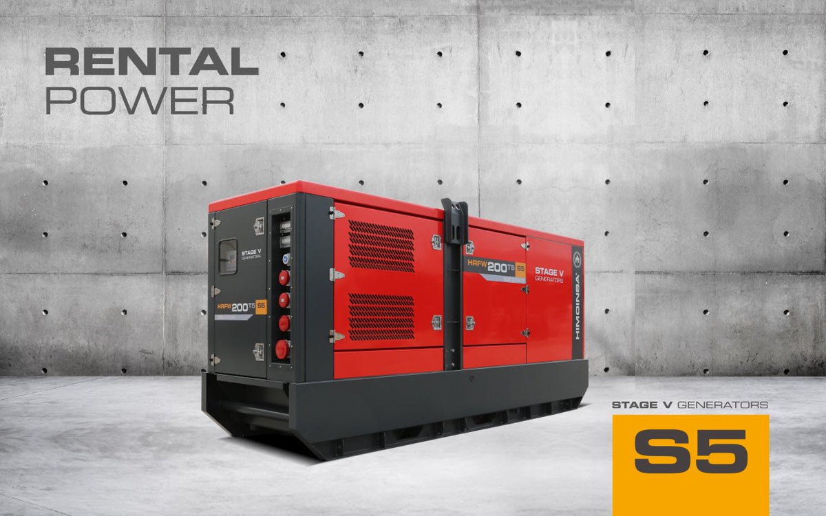 HIMOINSA_Global's tweet photo. The time has come! https://t.co/xmAevbdAQr . This is the S5 Range, genserator sets with Stage V engines. It doesn't pique your curiosity? See you at BAUMA #StageVGenerators #RentalMarket #bauma2019 #S5Range https://t.co/ygFLN0rTj7