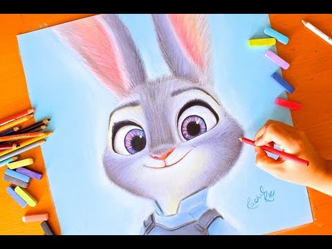 #Zootopia #Disneyland #WaltDisneyWorld Drawing Miss.Judy.