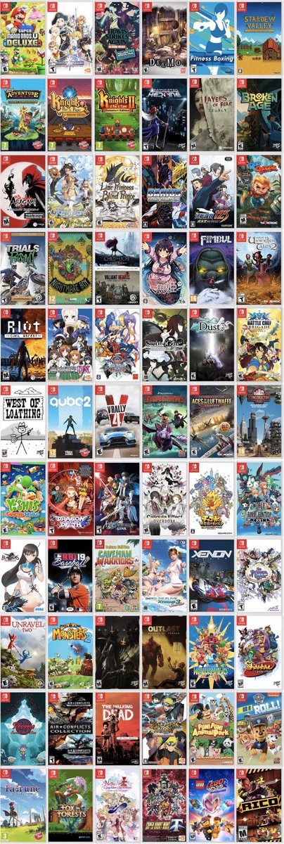 BennyKong64's tweet photo. Do you like to play #Bingo?
#SwitchCorps’ OG @ejfanatic was so creative to compose a #BingoCard covering all physical releases in Q1 2019.
Join us to play #SwitchBingo!
Follow Erica to not miss any upcoming cards that are planned to be dropped every quarter!
More info below https://t.co/qjNEm5mzCy