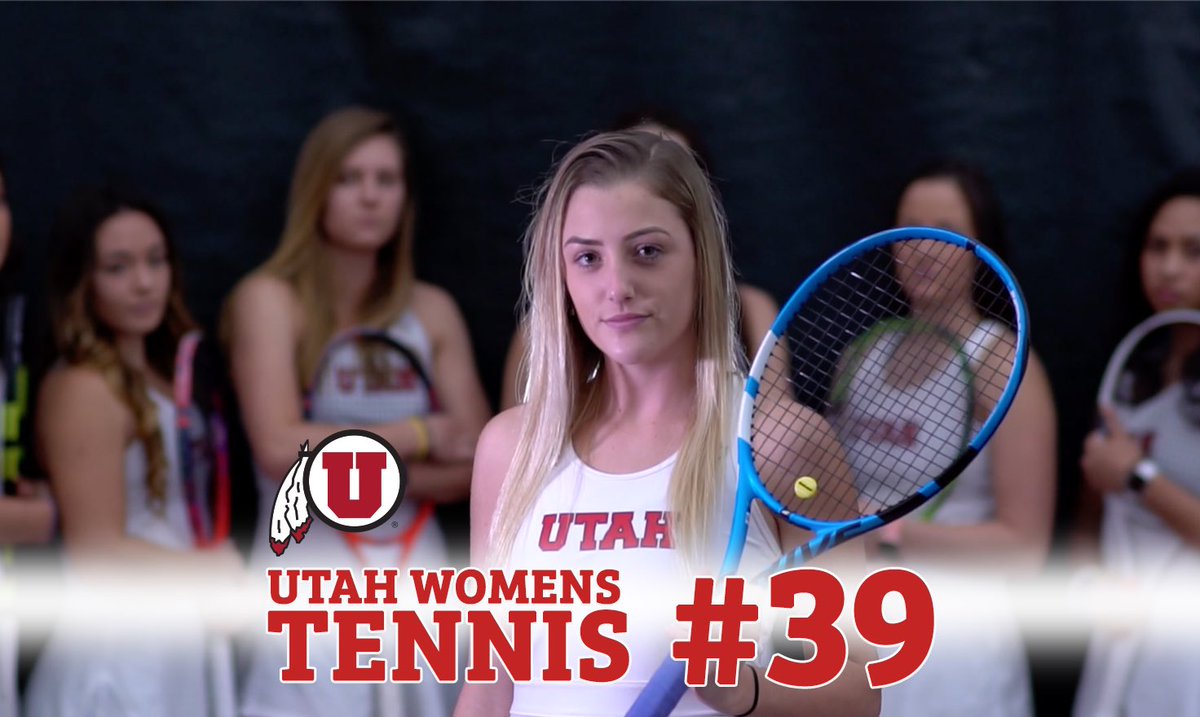 UteWomensTennis's tweet photo. Utah women’s tennis is nationally ranked at No. 39 #goutes #utah #collegetennis #tennis https://t.co/PtJAZ19tkF