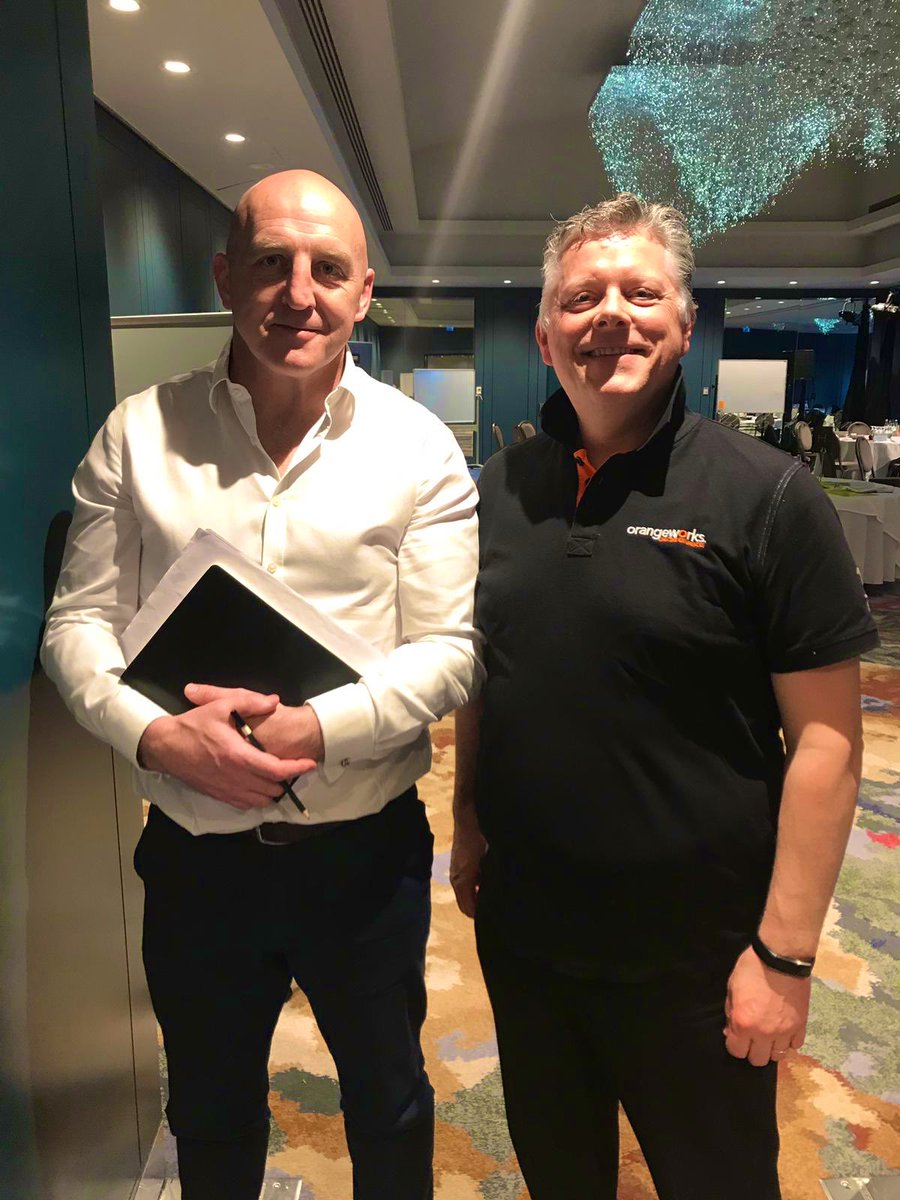 OrangeworksIE's tweet photo. We were very lucky to work with #KeithWood yesterday @CartonHouse on our #FlatOutFormulaOne #Teambuilding Challenge, 6 very competitive Teams took to the racetrack #CreatingExperiences https://t.co/5cqv4LvgJ4