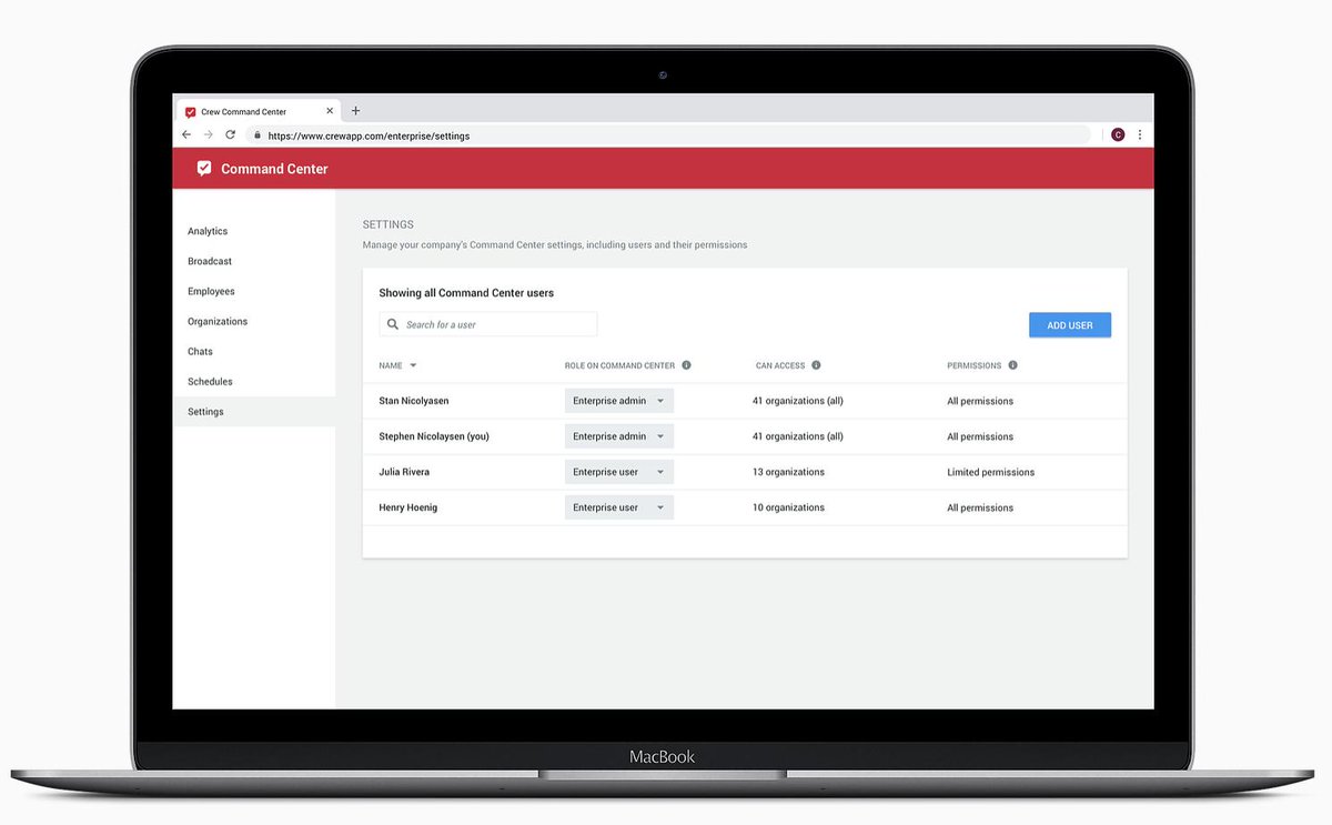 crew_app's tweet photo. Did you miss our updates to Command Center two weeks ago? Get all the details on new permissions, analytics & more: https://t.co/lpYs4b3FHl #crewapp #commandcenter #takecommand https://t.co/4MUXMOU2ND