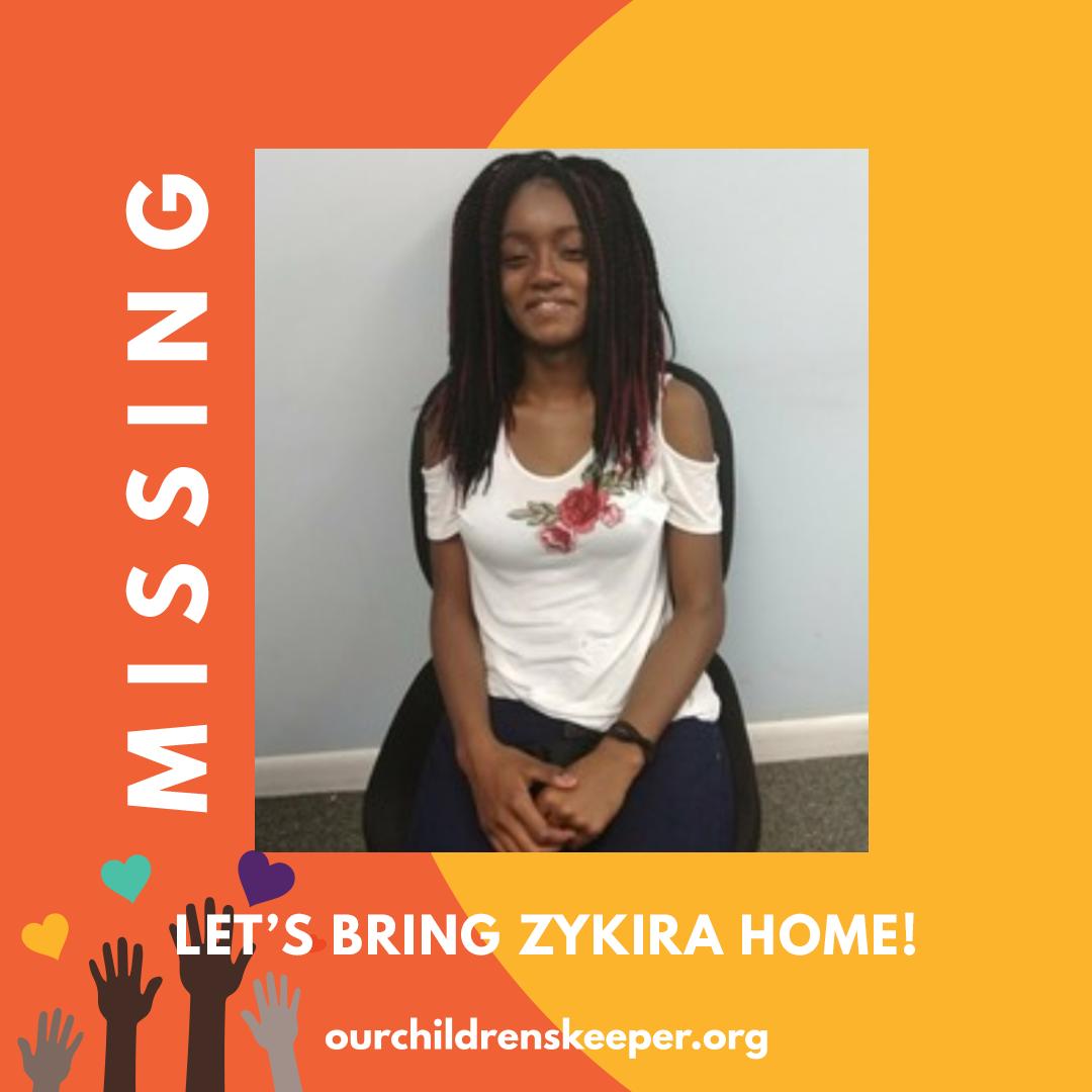 OCKFoundation's tweet photo. Zykira Highsmith, 15 yr old black female went missing on April 1st from the Bell Arthur community near Greenville, NC. She's 5 ft 6’ in, 112 lbs and has long burgundy-colored braids. If you have any information contact Pitt County Sheriff’s Dept @ (252) 830-4141. #MissingPerson https://t.co/LZBeKLocPB