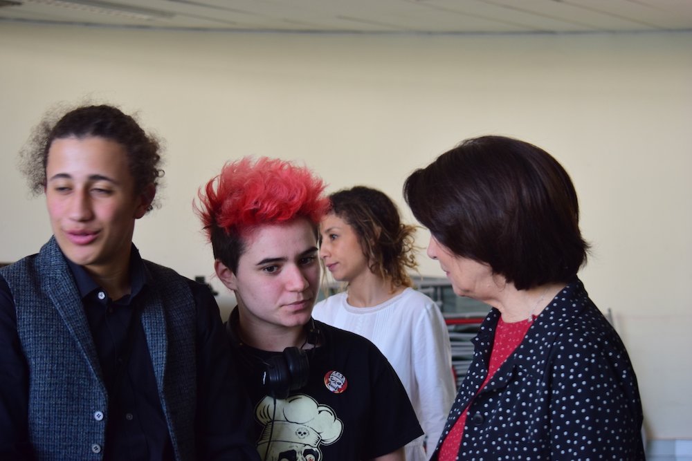 PMOrchest's tweet photo. #ODMB Retour en images sur notre concert pédagogique au Lycée Condorcet de Montreuil la semaine dernière.
Un nouveau moment fort partagé avec les élèves, co-créateurs du projet et du concert grâce à leurs travaux artistiques !
Un grand merci aux élèves pour leur investissement https://t.co/bfa7tuwcK6