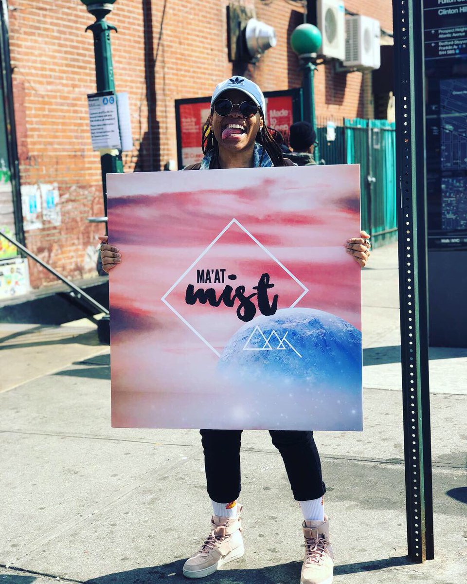 i_am_maat's tweet photo. Y’all I been geeking since I dropped MY ALBUM! 👅 yoh 

“Mist” available everywhere: https://t.co/dXpmr7wt0d

#mist2019 #mist #maat #maatmusic #newmusic #womeninhiphop #brooklyn https://t.co/xa0QELlvj0