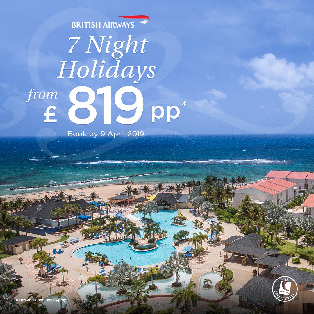 StKittsTourism's tweet image. Hey, UK! The @British_Airways Holidays #Caribbean #Sale has some *hot* deals like flights + 7 nights hotel from only £759 pp @OceanTerraceInn, £819 pp @StKittsMarriott or £969 pp @RoyalStKitts. Visit ba.com/stkitts &amp;amp; book your St. Kitts holiday by 9 Apr #BASale #StKitts