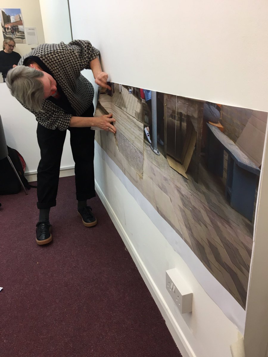 Installing Action OKR’s part of the Museum of Us exhibition opening tomorrow night to launch 231 Old Kent Road. Exhibition open to the public from Friday.