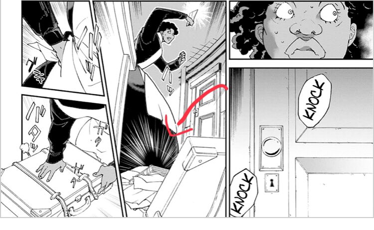 In these panels (c22 p17) we can see that Krone got surprised when Isabella knocked and then hastily tried to close the suitcase in order to hide the book. They even put emohasis on the book as if that is something very important  we shall discuss about this book later on 