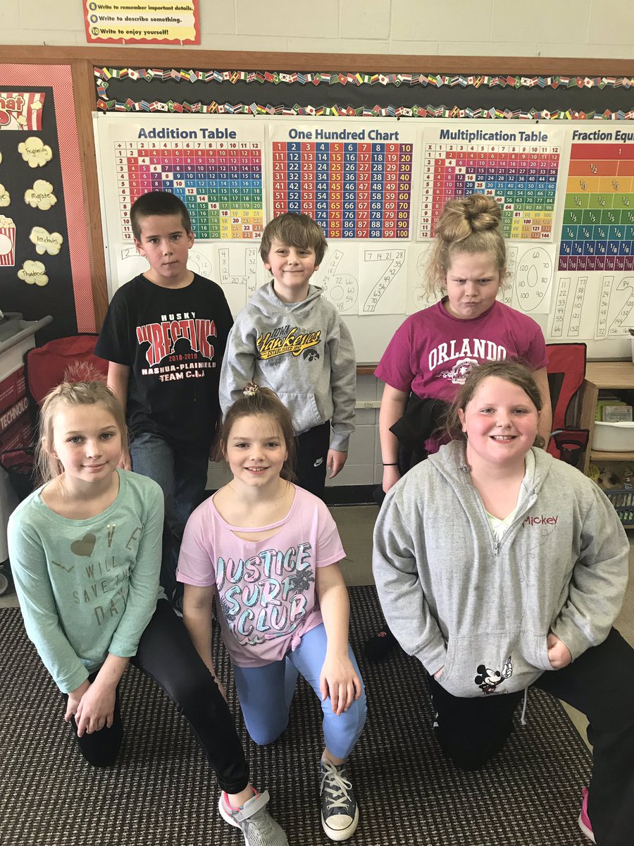 These 3rd grade students read 4 chapter books this past month to earn an extra recess! #HuskyNProud <a href="/NPElemSchool/">NP Elementary</a>