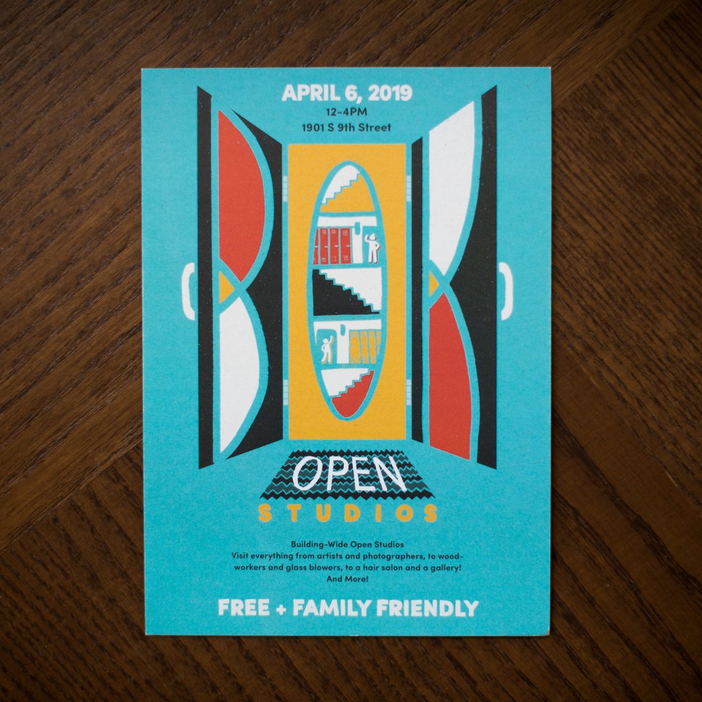 This Saturday, April 6th, we'll be participating in the building-wide, free and family friendly Open Studios event at Bok. Stop by from 12p-4p to check out some of the amazing artists around the building and watch a screening of footage from our project about the building!