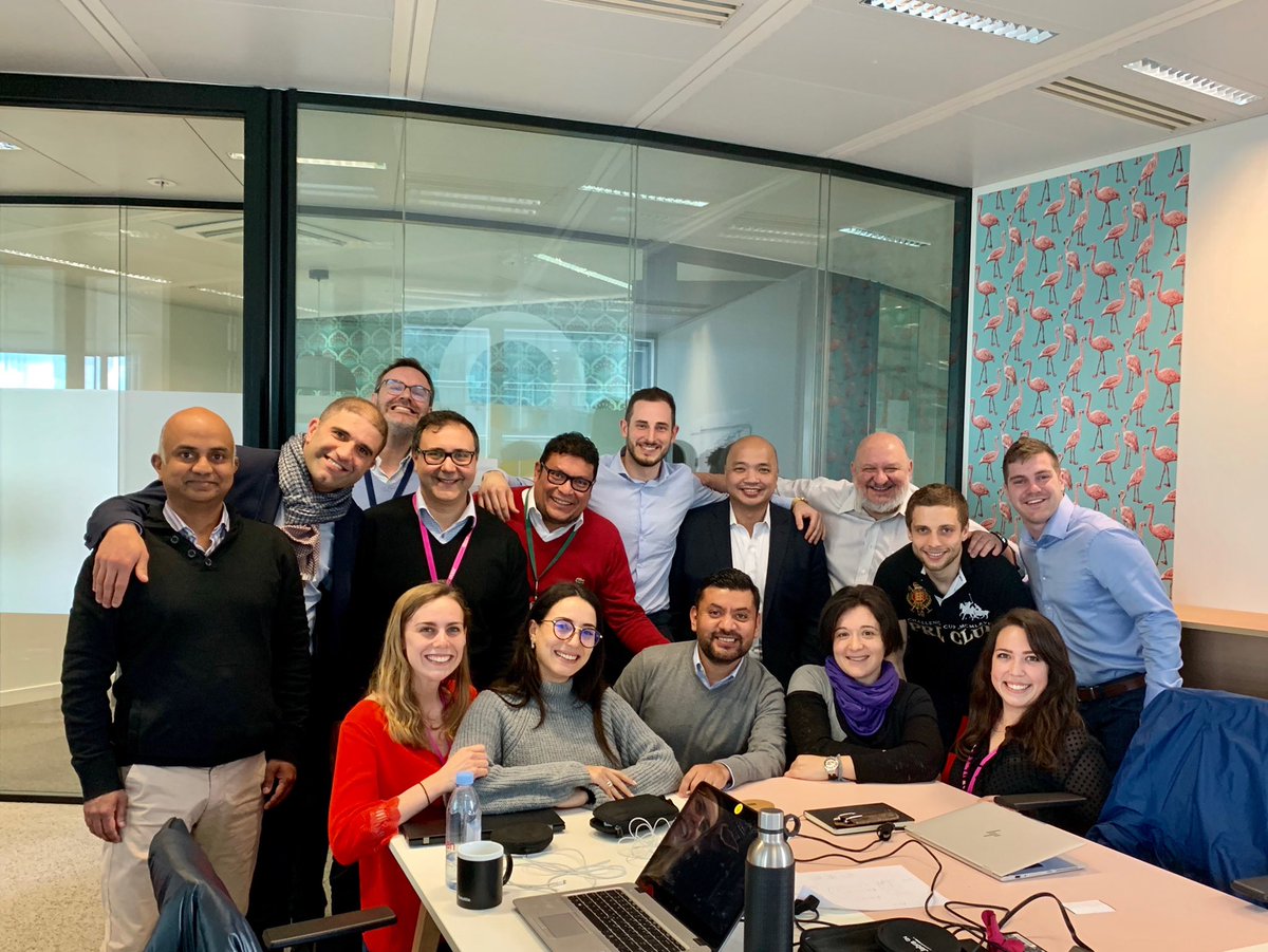 darwindeano's tweet photo. Such a #diverse @DeloitteSAP team (from US, France and Italy) driving flawless delivery for a strategic global client. Proud to get milestone sign-off from global business and IT execs. Looking forward to continued success under the leadership of the great @juanma_75! #SAPHappy https://t.co/Q8A0gQdRWm