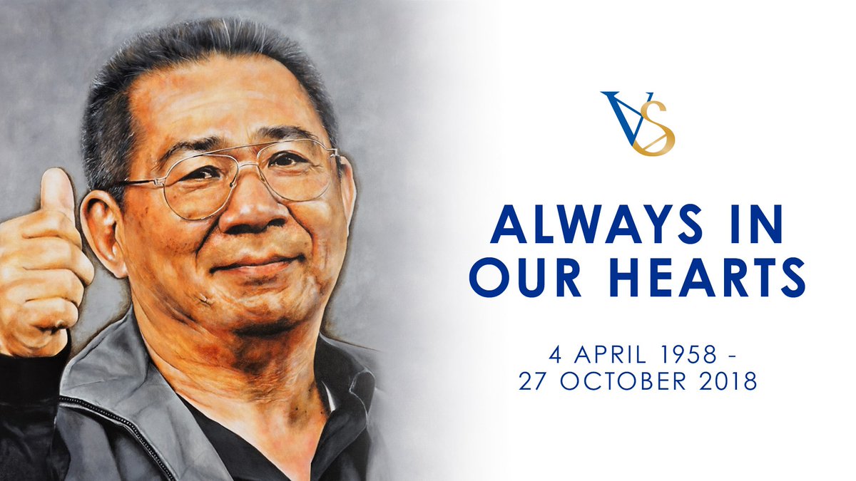 LCFC's tweet photo. Today marks the 61st birthday of our beloved late Chairman, Khun Vichai Srivaddhanaprabha.

Always in our hearts 💙 https://t.co/nYLG4V7EiR