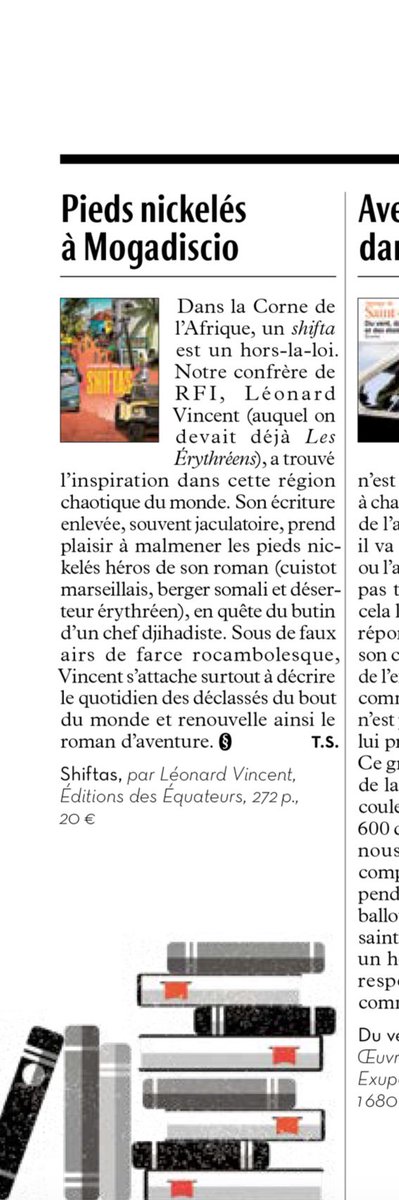 Equateurs's tweet photo. Coup de coeur de Tristan Savin dans la #RevueLongcours n°11 pour #Shiftas de @leonard_vincent "qui renouvelle le roman d'aventure". Le tout chez votre #Libraire #Littéraure #Voyage #Aventure https://t.co/0tC1oINpJD